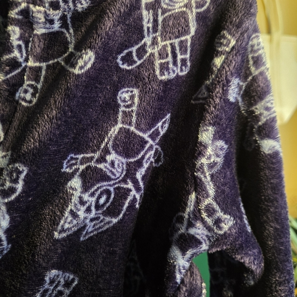 Disney Child Bluey's Fleece Patterned Robe - Picture 4 of 6